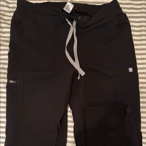 FIGS Black Jogger Scrub Pants